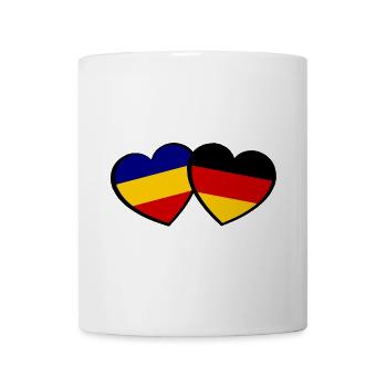Deutsch rumaenische Freundschaft - Tasse - Weiß - Vorne
