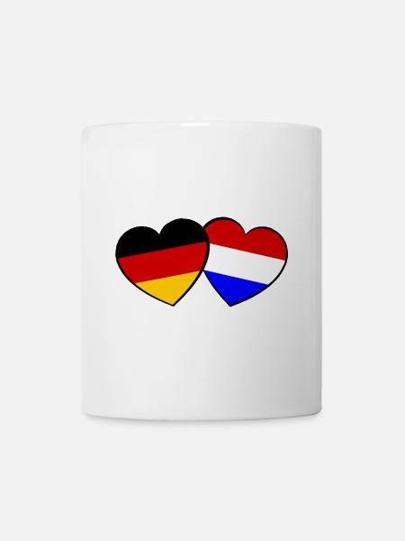 Die Niederlaender Deutschland Liebe - Tasse - Weiß