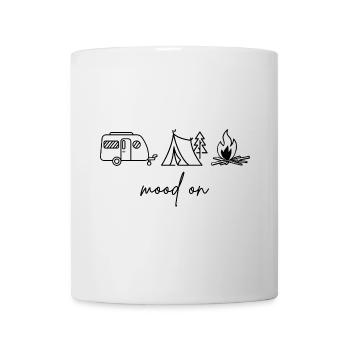 Camping Mood En Vacances Aventure Loisirs - Mug blanc - blanc - Devant