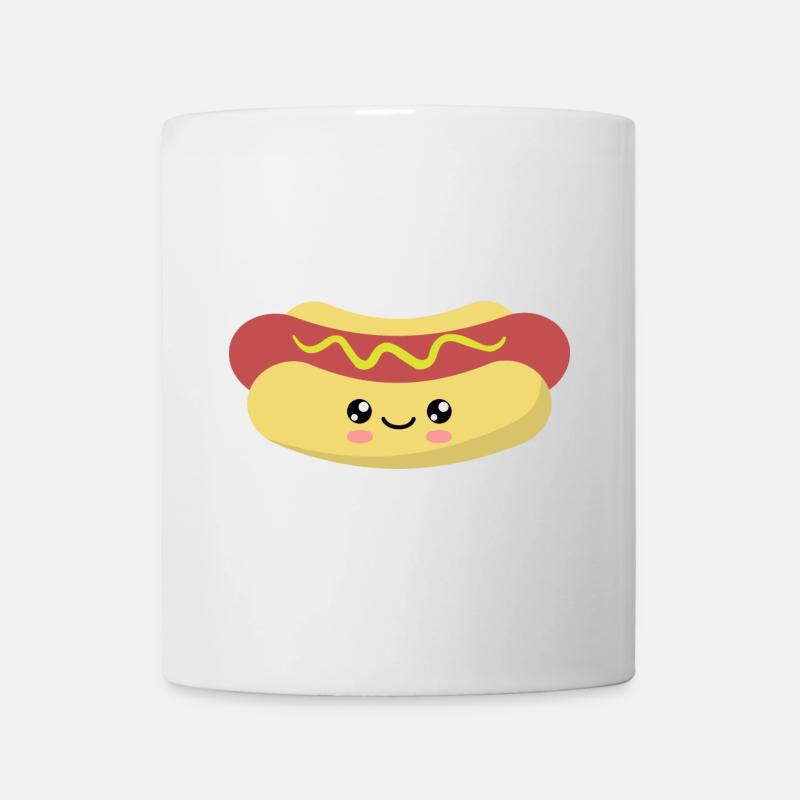 Hot-dog - Mug blanc - blanc