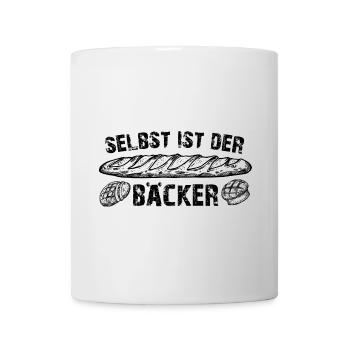 Selbst ist der Bäcker - Brot backen - Tasse - Weiß - Vorne