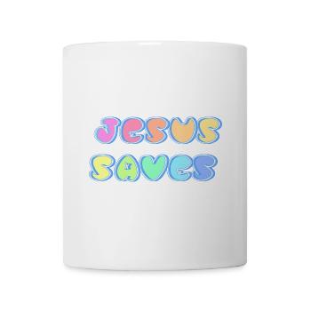 Jésus sauve - Mug blanc - blanc - Devant