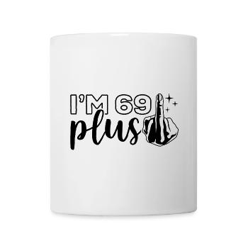J’ai 69 ans plus 1, majeur 70e anniversaire - Mug blanc - blanc - Devant