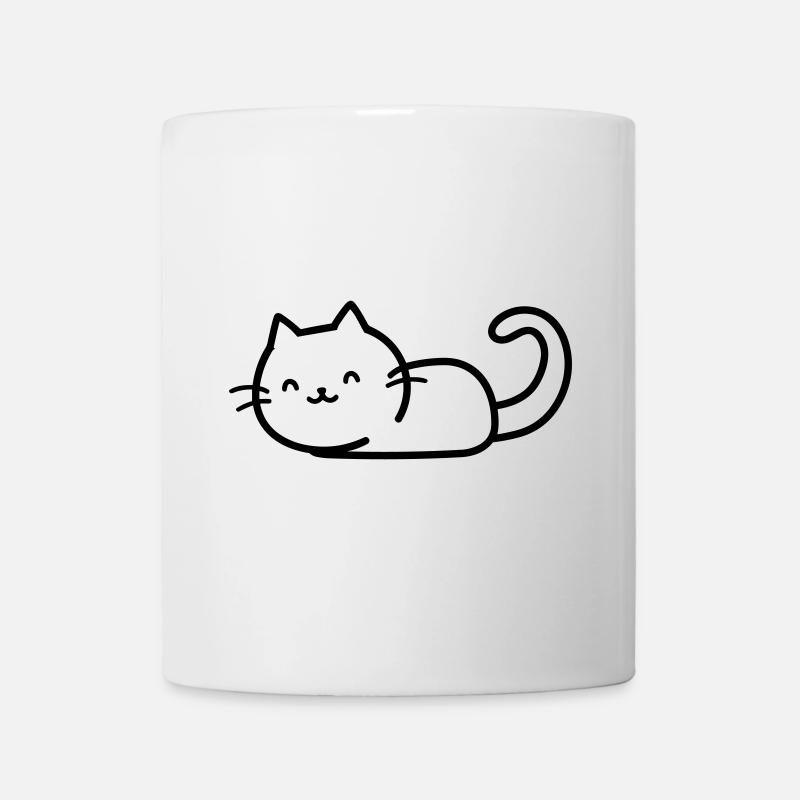 Katze - Tasse - Weiß