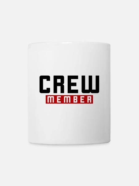 Crew Mitglied - Tasse - Weiß