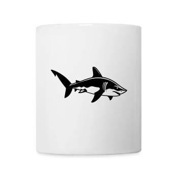 Requin - Mug blanc - blanc - Devant