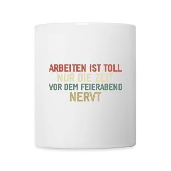 Cadeau de travail drôle - Mug blanc - blanc - Devant