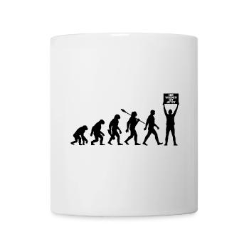 Nie wieder ist jetzt - Aufstehen Gegen Rechts - Tasse - Weiß - Vorne