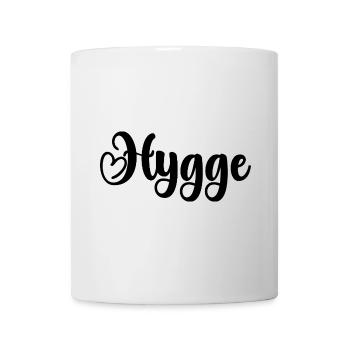 Hygge - Scandinavian cosiness - with heart - Mug - white - Front