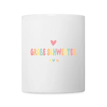 Big Sister 2026 Heart Sweet Sibling - Mug - white - Front