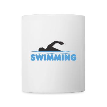 Swimming Swimmer Water Swimming Pool Gift - Mug - white - Front