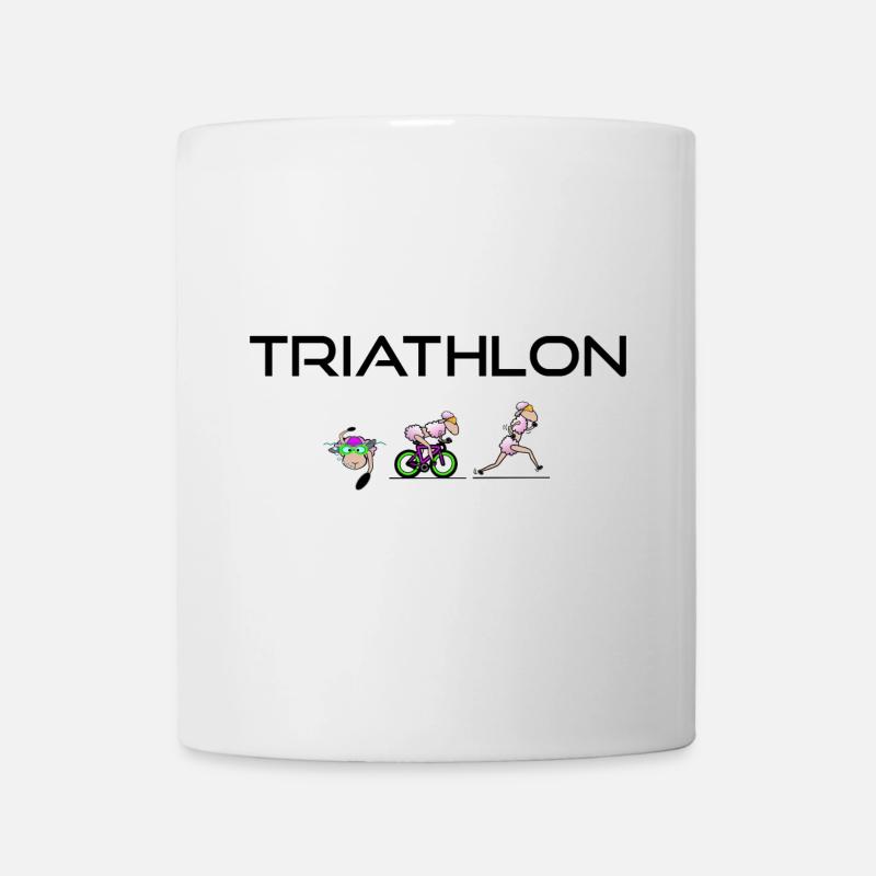 Triathlon Triathletin - Tasse - Weiß
