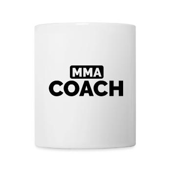 MMA coach martial arts sport gym training logo - Mug - white - Front