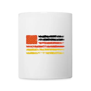 La RDA passe à l’Amérique, marteau et boussole dans le drapeau américain - Mug blanc - blanc - Devant