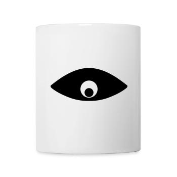 Eye watching you - Mug - white - Front