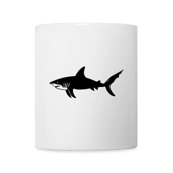 Requin - Mug blanc - blanc - Devant