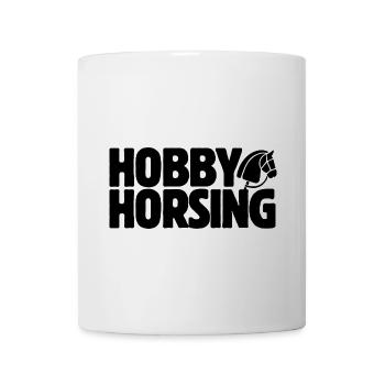 Hobby Horsing - Hobby Cheval - Equitation - Cadeau - Mug blanc - blanc - Devant