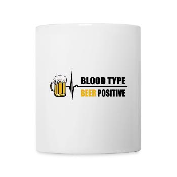 Blood Type Beer positive - your pulse rises - Mug - white - Front