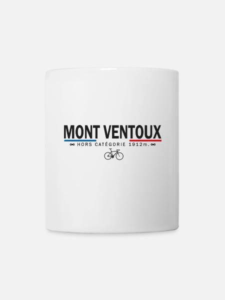 Vélo velo Mont Ventoux cycliste le ventoux à vélo - Mug blanc - blanc