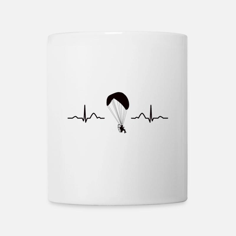 Parapente motorisé Paramoteur Paramoteur - Mug blanc - blanc
