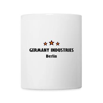 Berliner Industrie Deutschland - Tasse - Weiß - Vorne