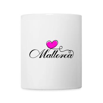 Mallorca Herz Liebe - Tasse - Weiß - Vorne