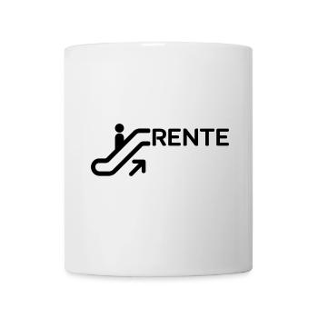 Rolltreppe Rente - Tasse - Weiß - Vorne