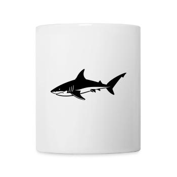 Requin - Mug blanc - blanc - Devant