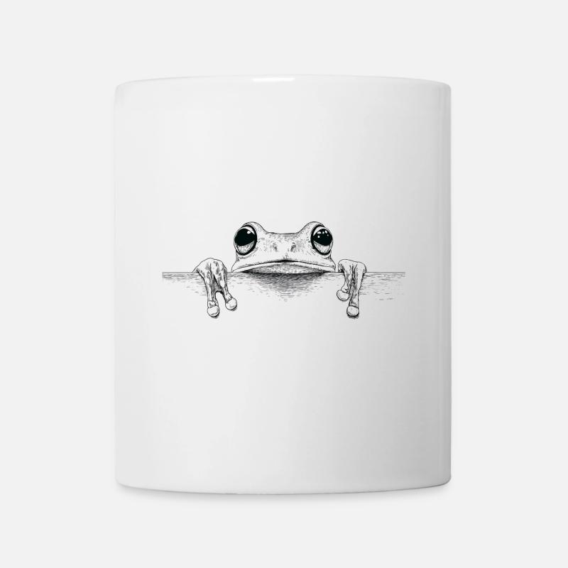Frosch - Tasse - Weiß