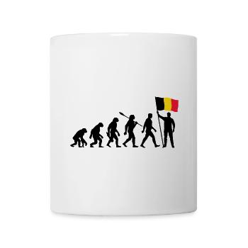 Belgien - Evolution - Flagge - Nation - Tasse - Weiß - Vorne
