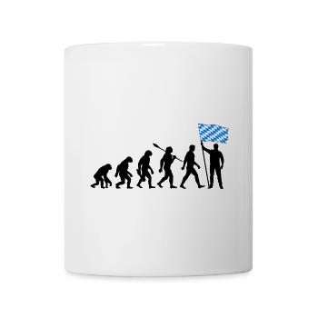 Bayern - Evolution - Flagge - Nation - Tasse - Weiß - Vorne