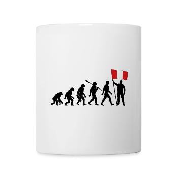 Peru - Evolution - Flagge - Nation - Tasse - Weiß - Vorne