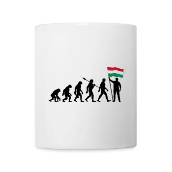 Ungarn - Evolution - Flagge - Nation - Tasse - Weiß - Vorne