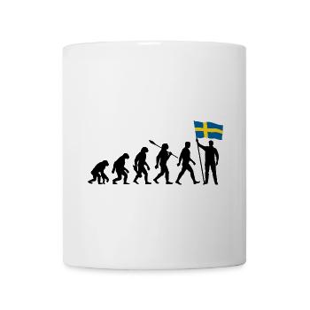 Sweden - Evolution - Flag - Nation - Mug - white - Front
