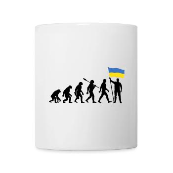 Ukraine - Evolution - Flag - Nation - Mug - white - Front