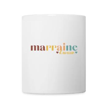 Marraine d' amour cadeau pour marraine - Mug blanc - blanc - Devant