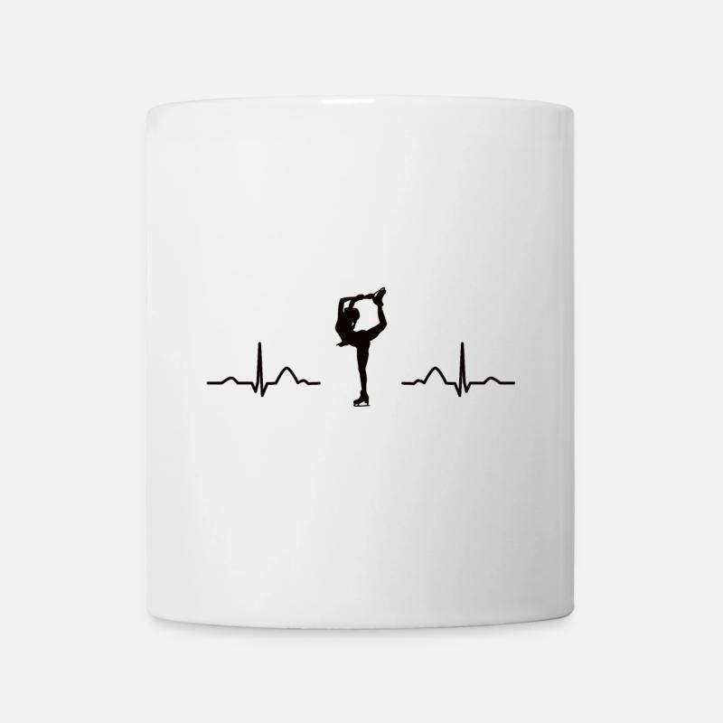Eiskunstläufer Schlittschuhlaufen Eiskunstlauf - Tasse - Weiß