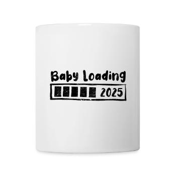 Baby 2025 loading - Pregnancy - Gift - Mug - white - Front