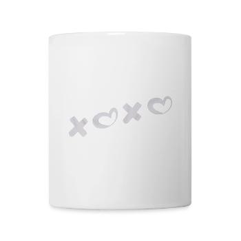 Romantic XOXO design with heart symbols – for Ve - Mug - white - Front
