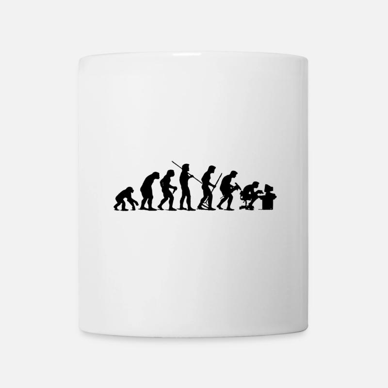 Darwin Evolution - Tasse - Weiß