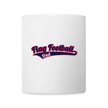 Flag Football Dad - Vater - Mug - white - Front
