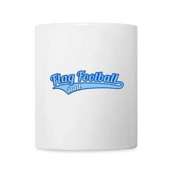 Flag Football Dad - Vater - Mug - white - Front