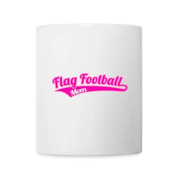 Flag Football Mom Mama Mutter - Mug - white - Front