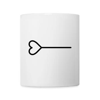Heart Arrow - Mug - white - Front