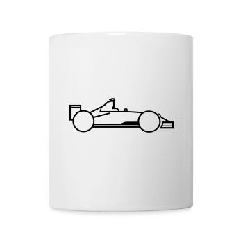 Race Car - Mug - white - Front