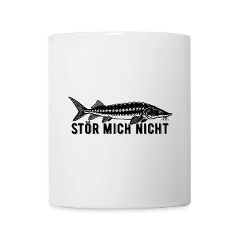 Stör mich nicht - Hausen - Angler Spruch - Geschen - Tasse - Weiß - Vorne