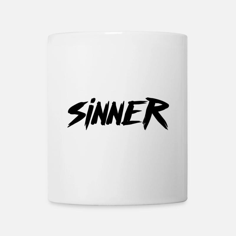 Sinner Grafik - Tasse - Weiß