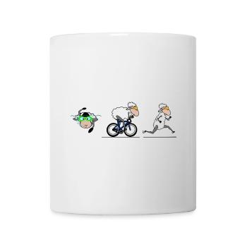 Triathlon Sheep - Mug - white - Front