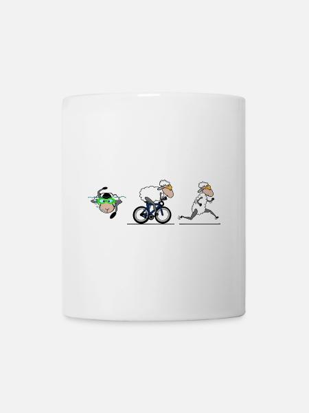 Triathlon Moutons - Mug blanc - blanc