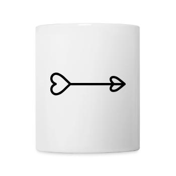 Heart Arrow - Mug - white - Front